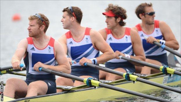 Team GB Mens quadruple scull crew