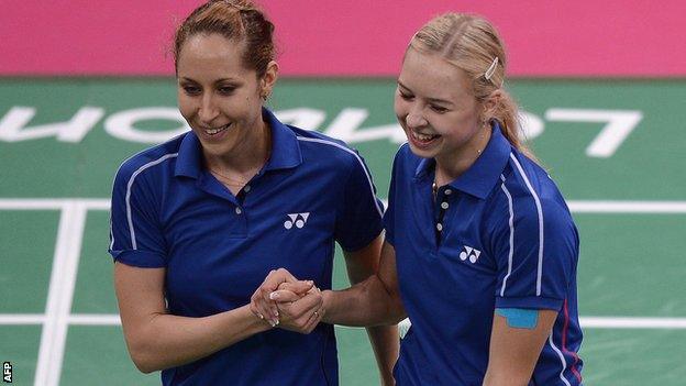 Valeria Sorokina and Nina Vislova