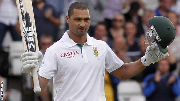 Alviro Petersen celebrates his century