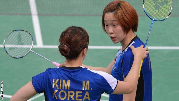 Ha Jung-Eun and Kim Min-Jung