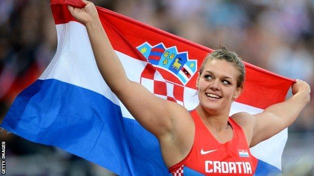 Croatia's Sandra Perkovic