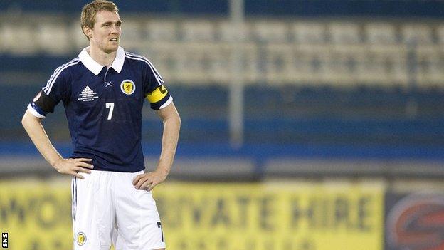 Scotland captain Darren Fletcher