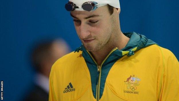 Australian swimmer James Magnussen