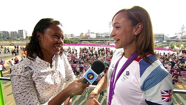 Leah meets Jess Ennis