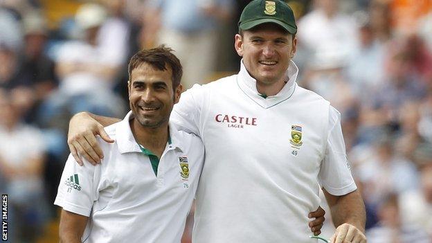 Imran Tahir and Graeme Smith