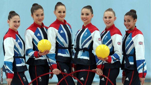 British Rhythmic Gymnastics team