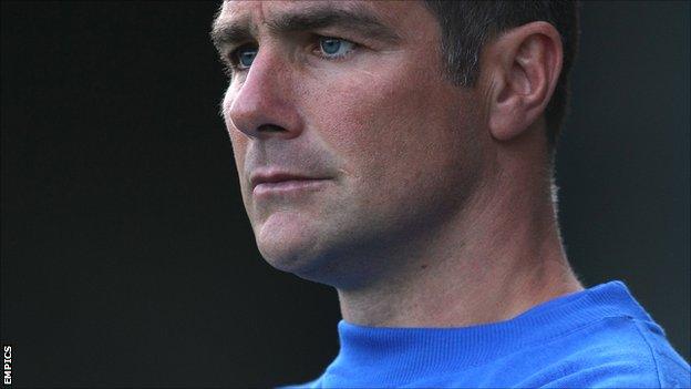 Crawley Town manager Richie Barker