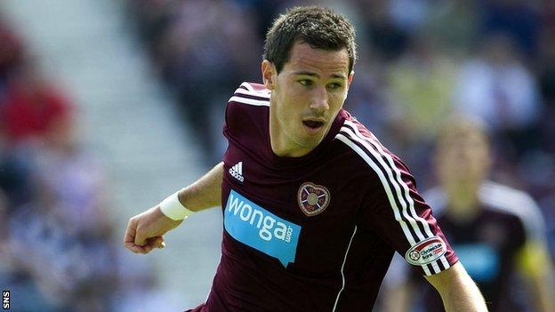 Hearts defender Ryan McGowan