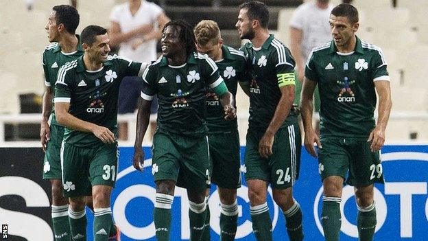 Panathinaikos were comfortable 3-0 winners