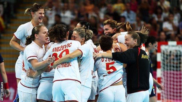 Montenegro's handball women's team