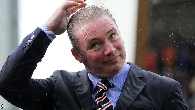 Rangers boss Ally McCoist