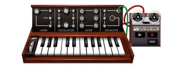 Moog Google doodle