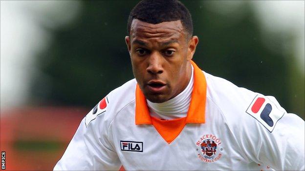 Blackpool winger Matt Phillips