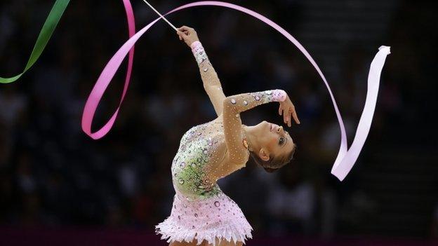 Russia's Evgeniya Kanaeva