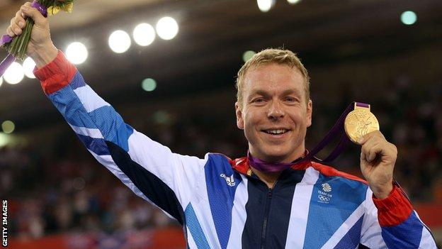 Sir Chris Hoy won two gold medals in London