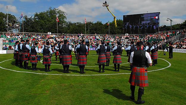 The Field Marshal Montgomery Pipe Band were the winners