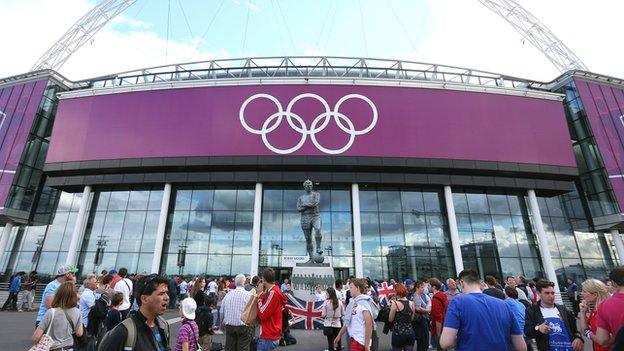 Olympic football came to Wembley