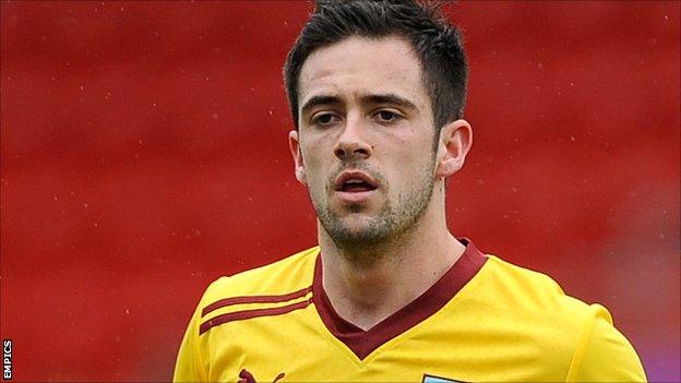 Burnley striker Danny Ings