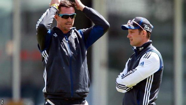 Kevin Pietersen and Andrew Strauss