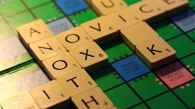 Scrabble board