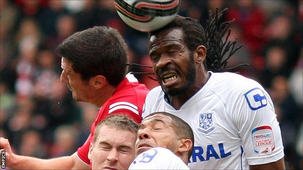 Tranmere Rovers defender Ian Goodison