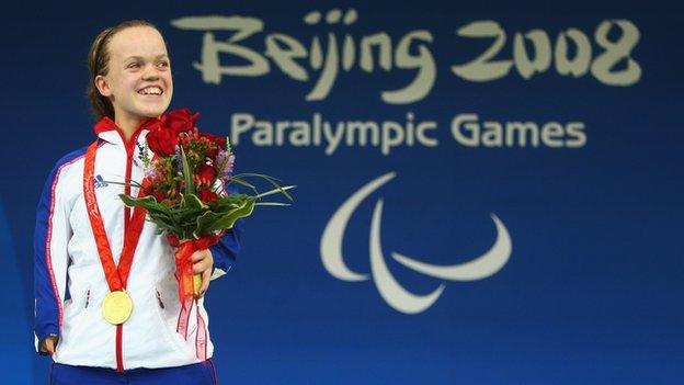 Beijing double gold medallist Ellie Simmonds