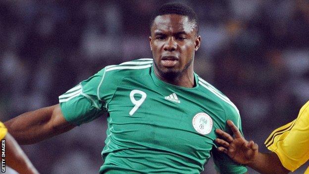 Nigeria and Everton striker Victor Anichebe