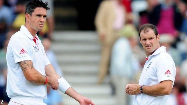 Kevin Pietersen and Andrew Strauss