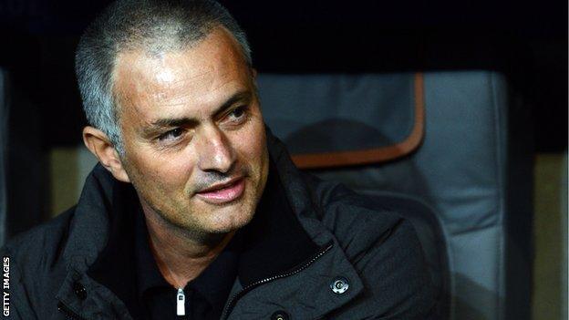 Real Madrid manager Jose Mourinho