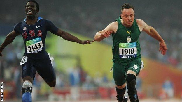 Jerome Singleton and Oscar Pistorius