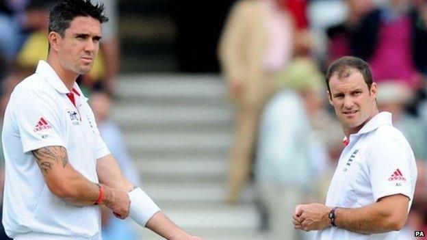Kevin Pietersen and Andrew Strauss