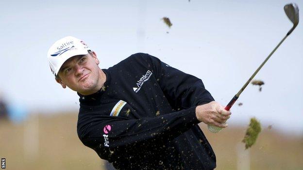 Scottish golfer Paul Lawrie