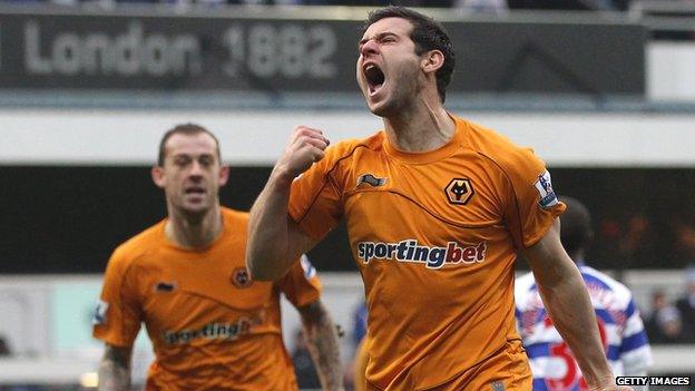 Wolves winger Matt Jarvis