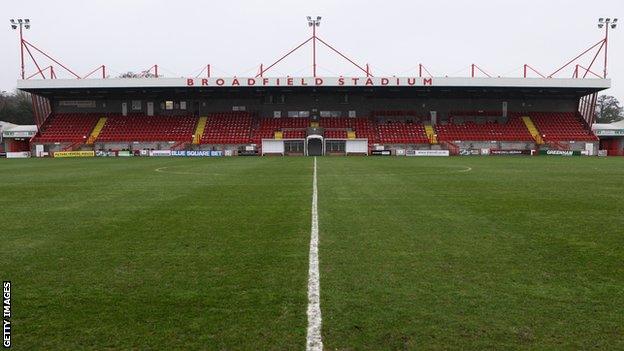 Crawley Town's Broadfield Stadium