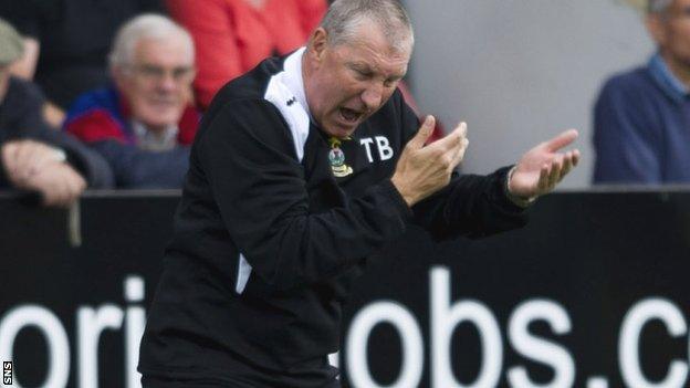 Inverness Caledonian Thistle manager Terry Butcher