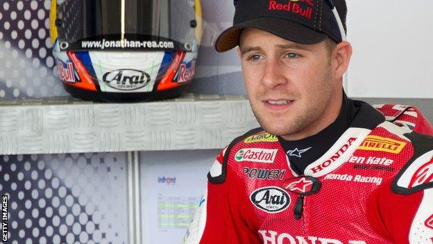 World Superbike rider Jonathan Rea