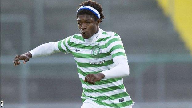 Bangura plays for Celtic during pre-season