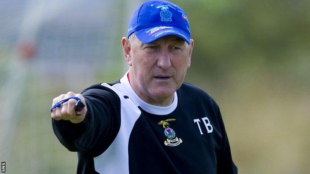 Inverness manager Terry Butcher