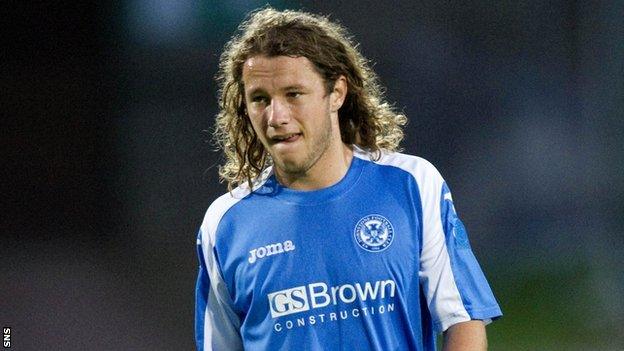 St Johnstone forward Stevie May