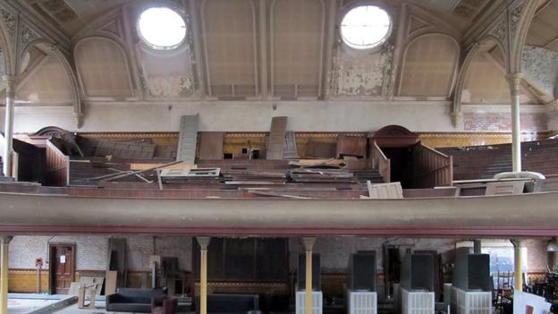 Interior of Manchester's Albert Hall