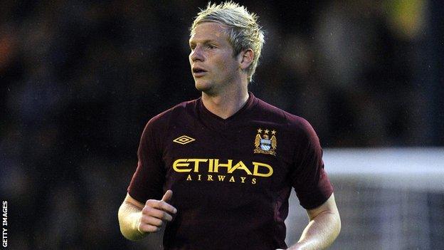 Manchester City defender Ryan McGivern