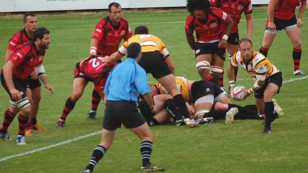 Jersey v Cornish Pirates 2012