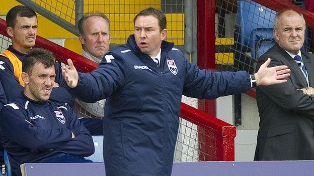 Ross County manager Derek Adams