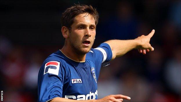 Oldham Athletic captain Dean Furman