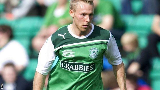 Hibs midfielder Danny Galbraith