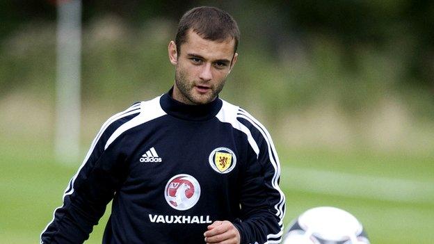 Scotland midfielder Shaun Maloney