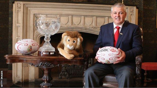 Lions coach Warren Gatland