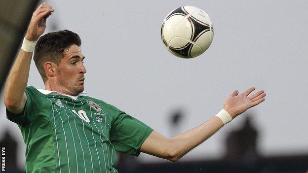 Northern Ireland striker Kyle Lafferty