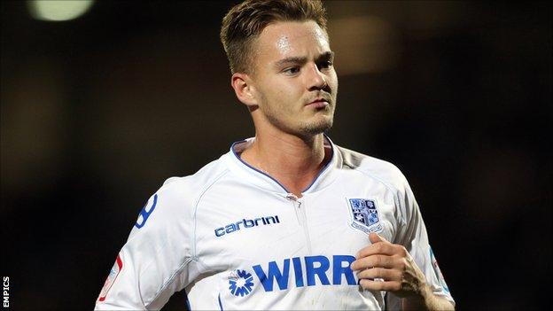 Tranmere Rovers winger Adam McGurk