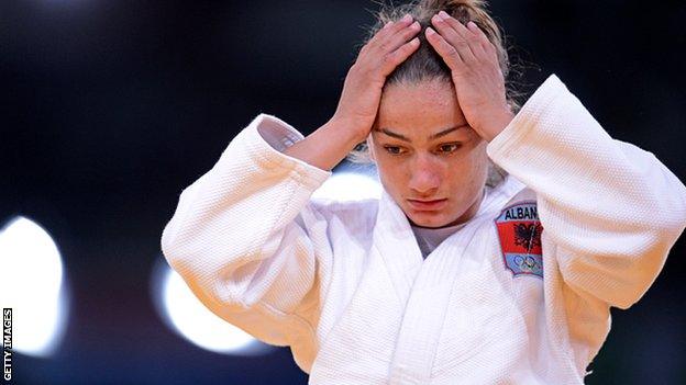 Majlinda Kelmendi at 2012 London Olympics